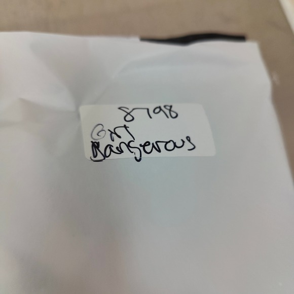 Girl Dangerous Tank Top Womens Small Cosmic Dreaming Graphic Muscle Tee White - Picture 9 of 9